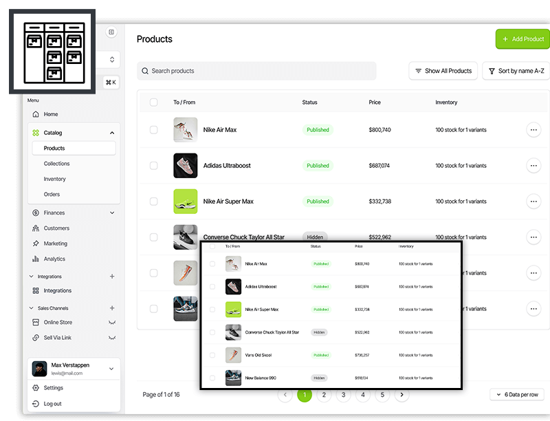 Product Catalog Management